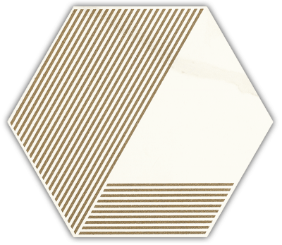 Płytki Calacatta Hexagon Mat. A