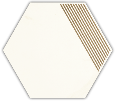 Płytki Calacatta Hexagon Mat. B