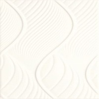 Płytki Fiori Bianco Ściana Struktura