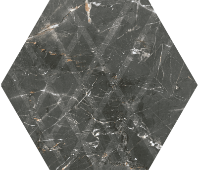Płytki Marvelstone Grey Heksagon Gres Szkl. Mat.