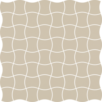 Płytki Modernizm Bianco Mozaika Prasowana K.3,6X4,4