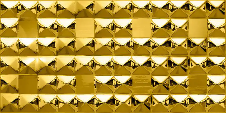 Metalico Diamond Gold Mirror 60×30