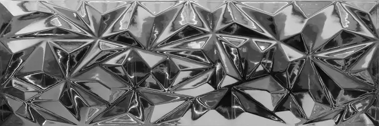 Metalico Ice Plata Brillo 90×30