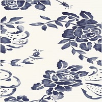 Płytki Porcelano Blue Ściana Dekor