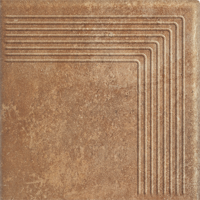 Płytki Scandiano Rosso Stopnica Narożna 30X30