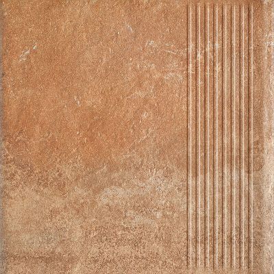 Płytki Scandiano Rosso Stopnica Prosta 30X30