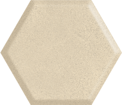 Płytki Serene Beige Heksagon Struktura Ściana