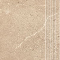 Płytki Sunnydust Beige Stopnica Prosta Nacinana Mat. 29,8X59,8 G1