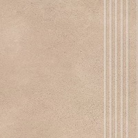 Płytki Silkdust Beige Stopnica Prosta Nacinana Mat. 29,8X59,8 G1