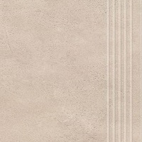 Płytki Silkdust Light Beige Stopnica Prosta Nacinana Mat. 29,8X59,8 G1