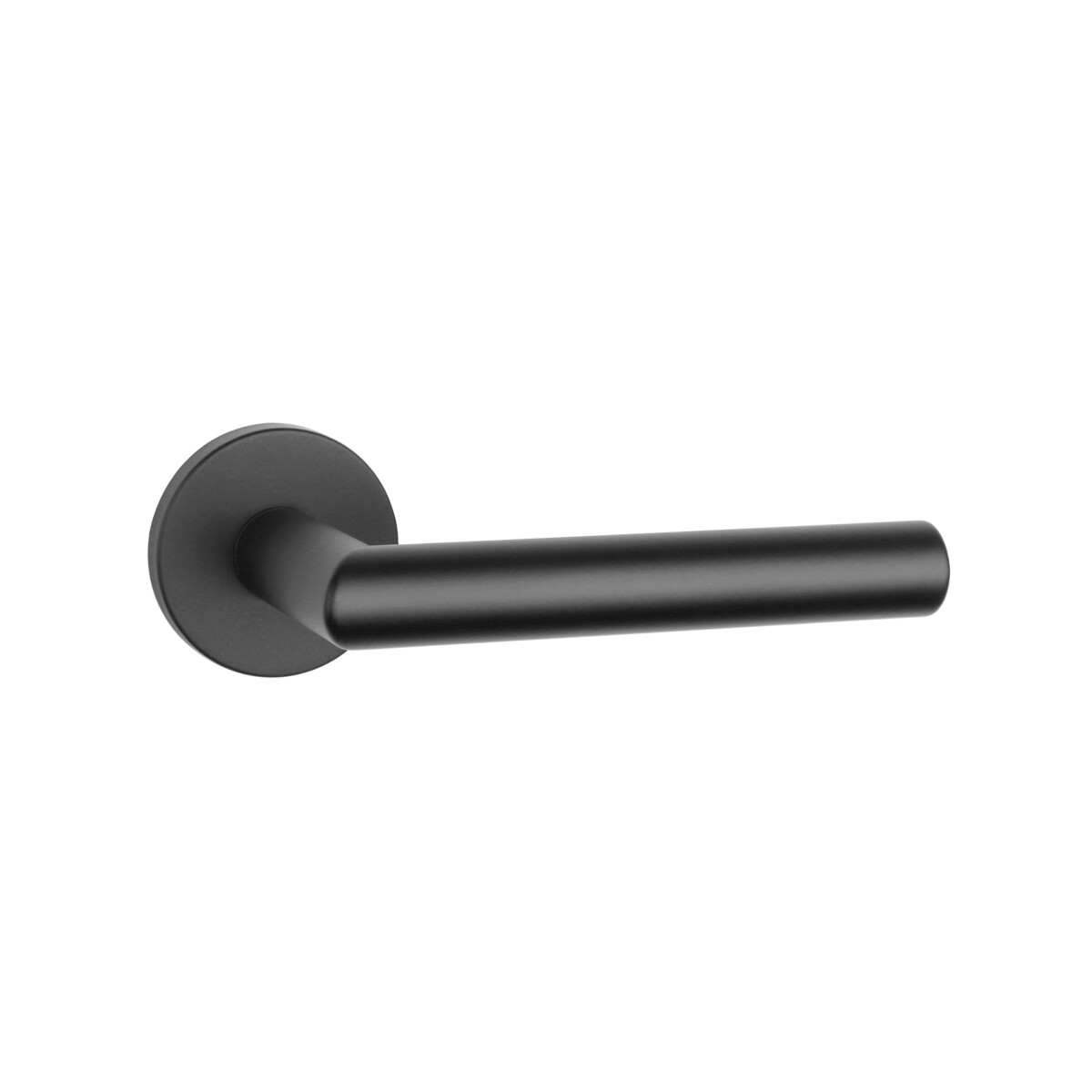 Klamka APRILE ARABIS ROZETA R SLIM 7MM BLACK - czarny matowy