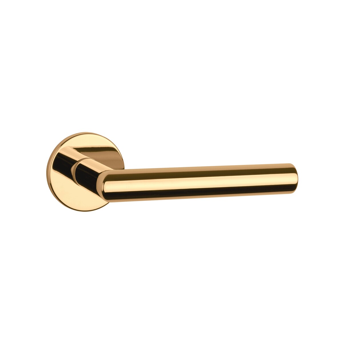 Klamka APRILE ARABIS ROZETA R SLIM 7MM GOLD PVD - złoty polerowany PVD