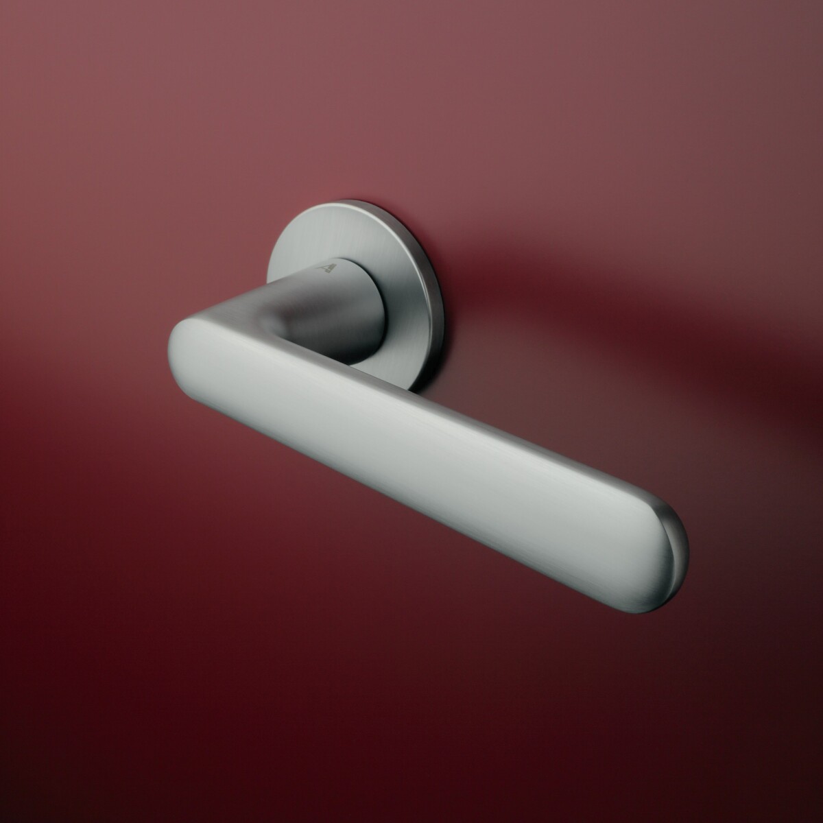 Klamka APRILE ARIA ROZETA R SUPER SLIM 5MM SC - chrom satynowy