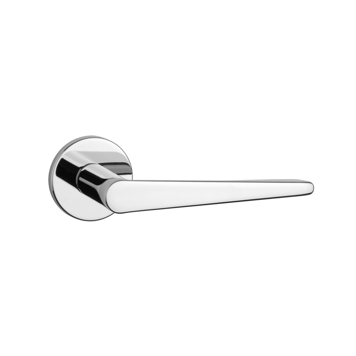 Klamka APRILE ARNICA ROZETA R SLIM 7MM CP - chrom polerowany