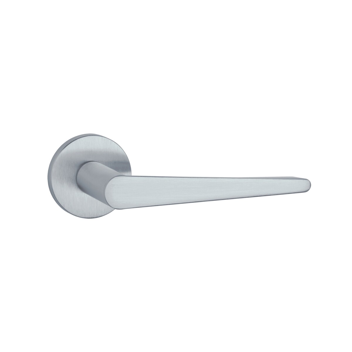Klamka APRILE ARNICA ROZETA R SLIM 7MM MSC - chrom satynowy