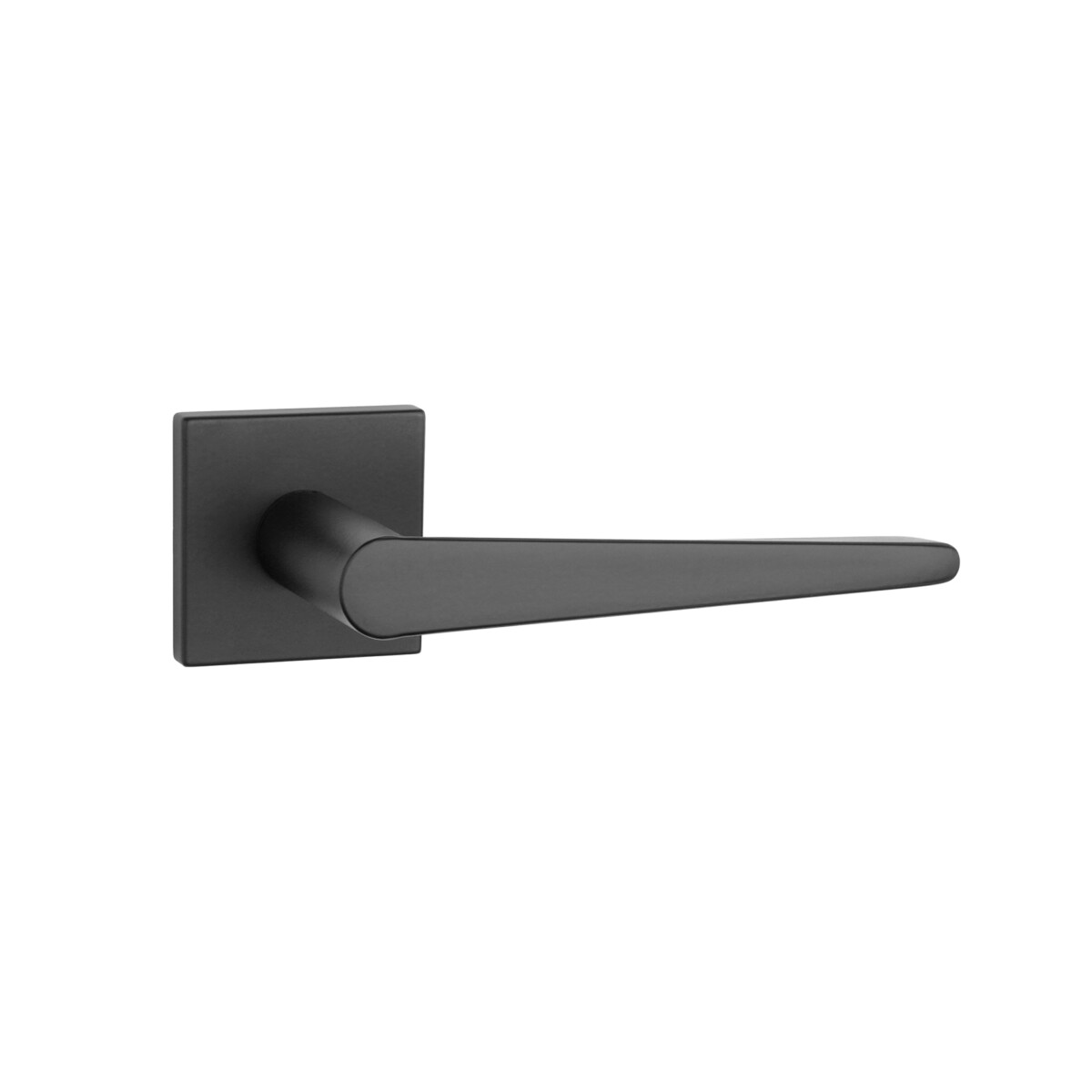 Klamka APRILE ARNICA ROZETA Q SLIM 7MM BLACK - czarny matowy