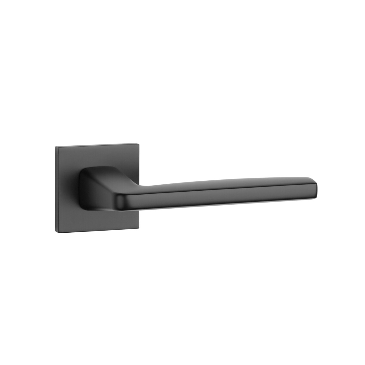 Klamka APRILE ERBA ROZETA Q SLIM 7MM BLACK - czarny matowy