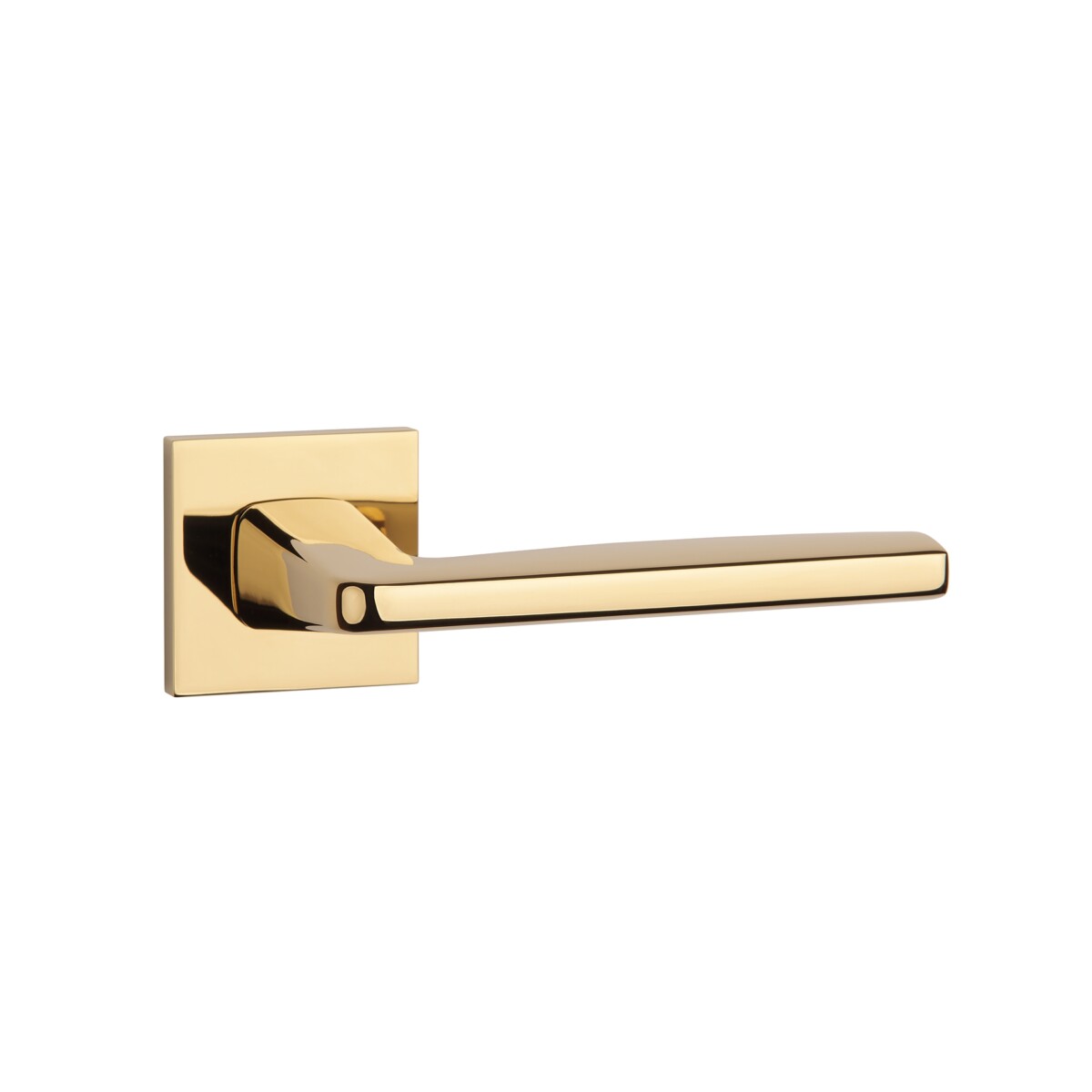 Klamka APRILE ERBA ROZETA Q SLIM 7MM GOLD PVD - złoty polerowany PVD