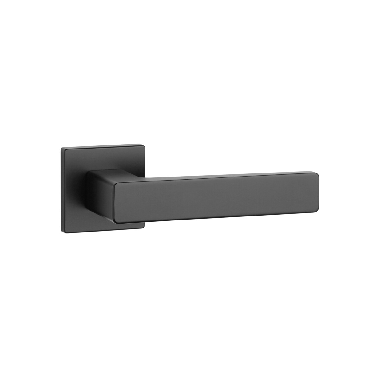 Klamka APRILE ERICA ROZETA Q SLIM 7MM BK - czarny matowy