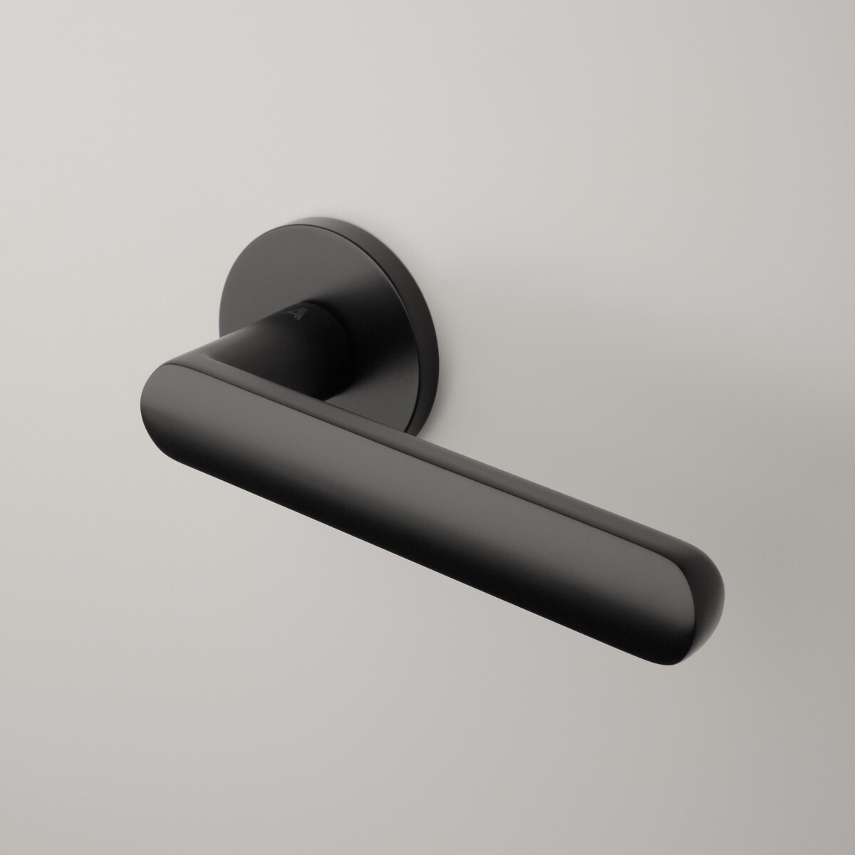 Klamka APRILE FRAGOLA ROZETA R SLIM 7MM BLACK - czarny matowy