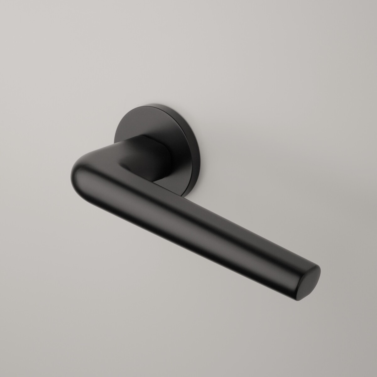 Klamka APRILE FUNKIA ROZETA R SLIM 7MM BLACK - czarny matowy