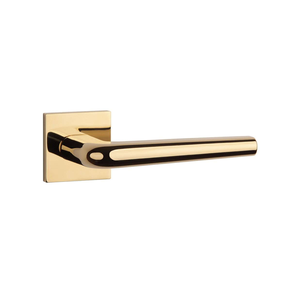 Klamka APRILE FUNKIA ROZETA Q SLIM 7MM GOLD PVD - złoty polerowany PVD