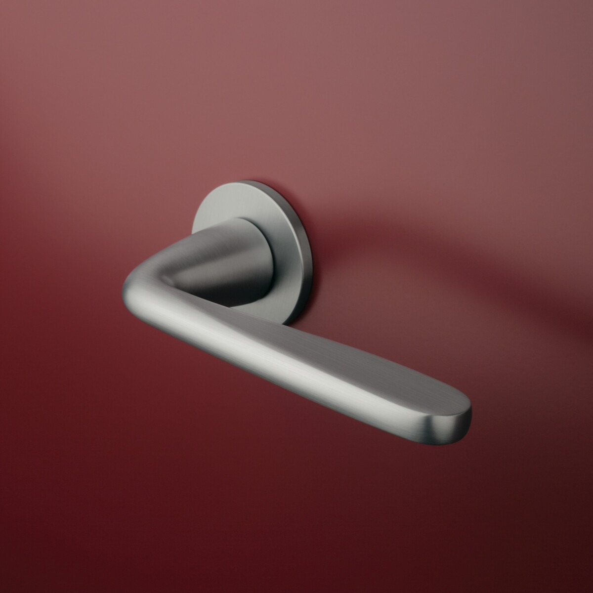 Klamka APRILE HIACYNTA ROZETA R SUPER SLIM 5MM SC - chrom satynowy