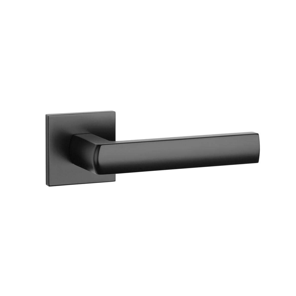 Klamka APRILE HOSTA ROZETA Q SLIM 7MM BLACK - czarny matowy