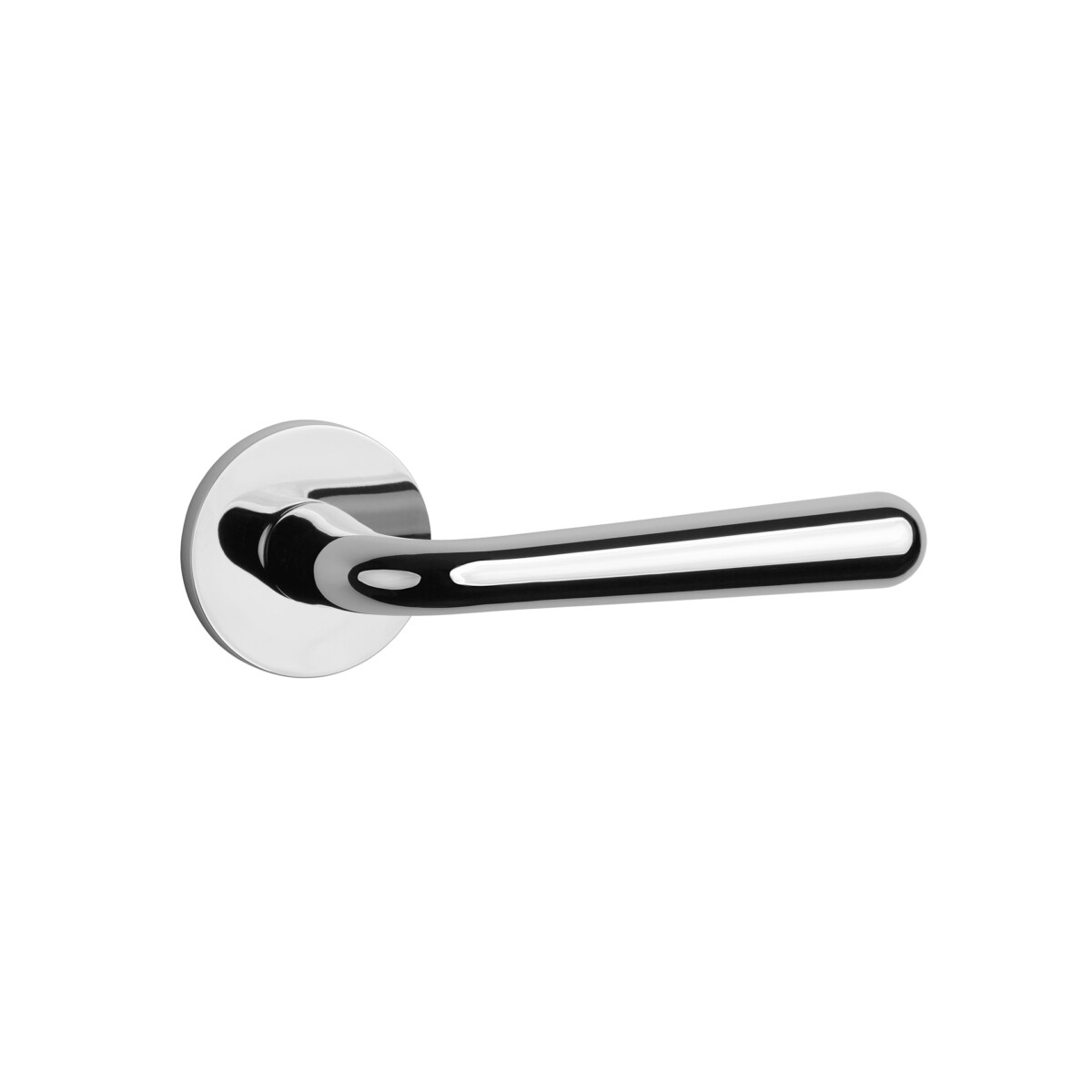 Klamka APRILE IRGA ROZETA R SLIM 7MM CP - chrom polerowany