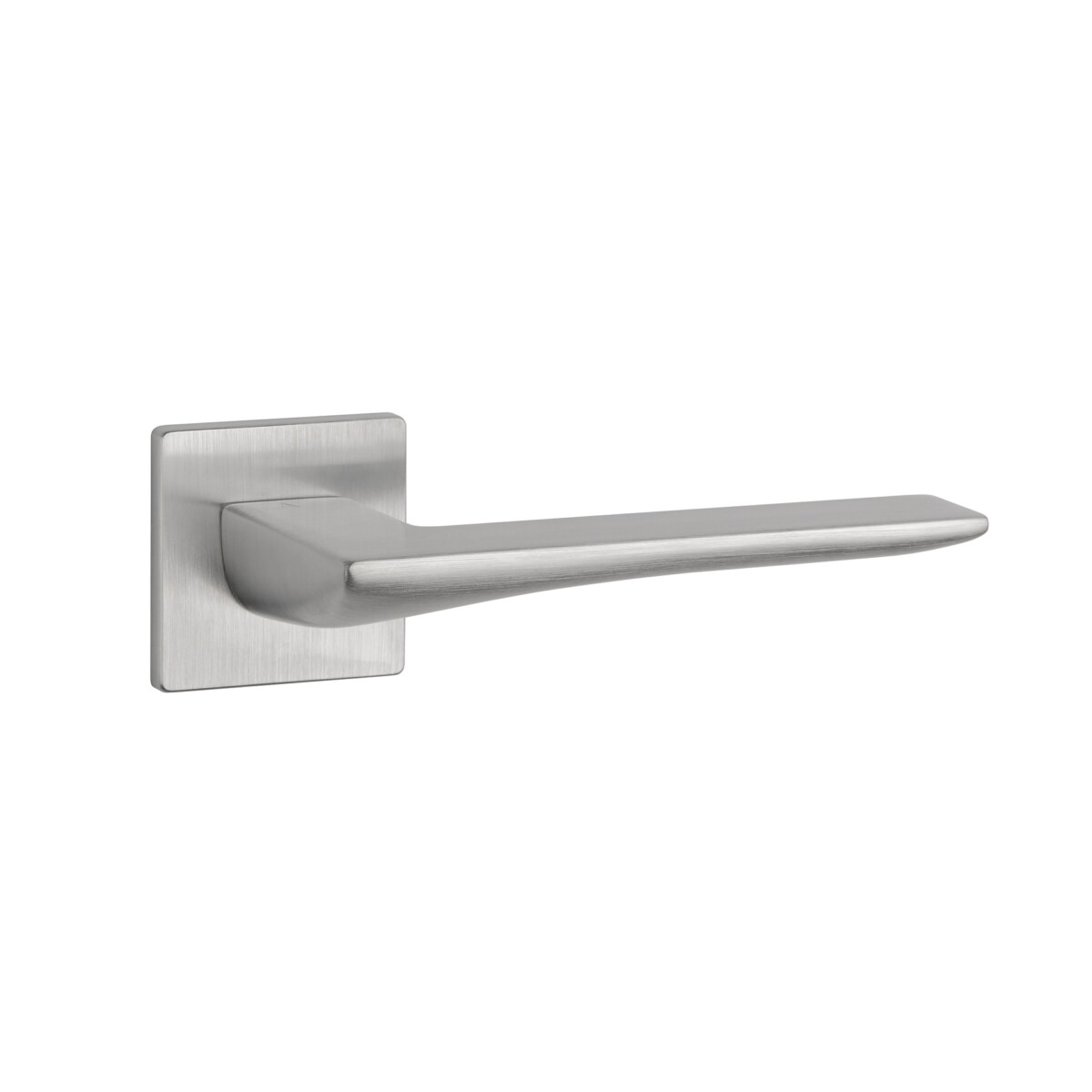 Klamka APRILE IRIS ROZETA Q SUPER SLIM 5MM DSC - chrom szczotkowany