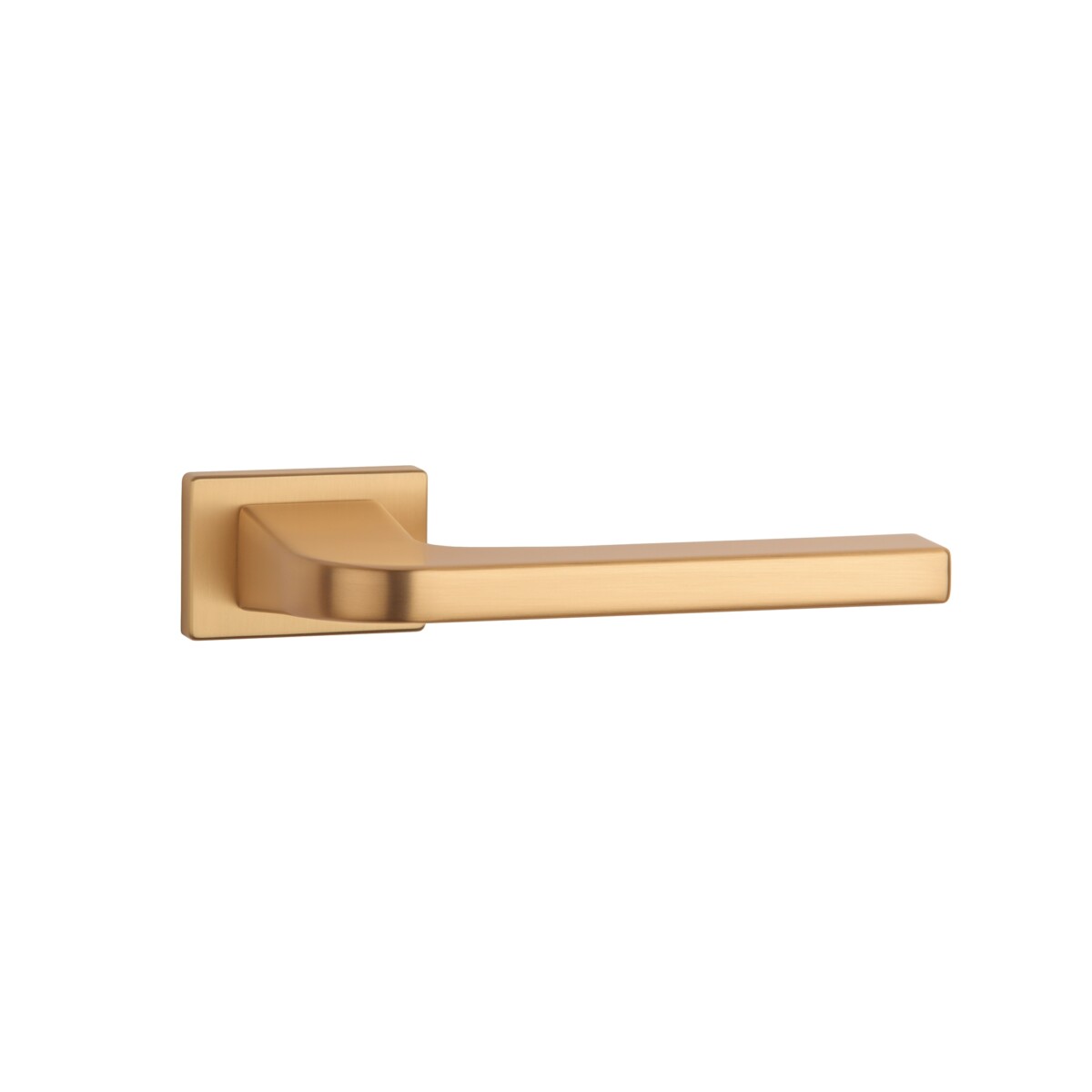 Klamka APRILE ISMENA ROZETA RT SLIM 7MM KG - złoty matowy