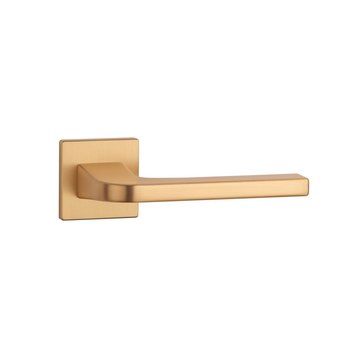 Klamka APRILE ISMENA ROZETA Q SLIM 7MM KG - złoty matowy