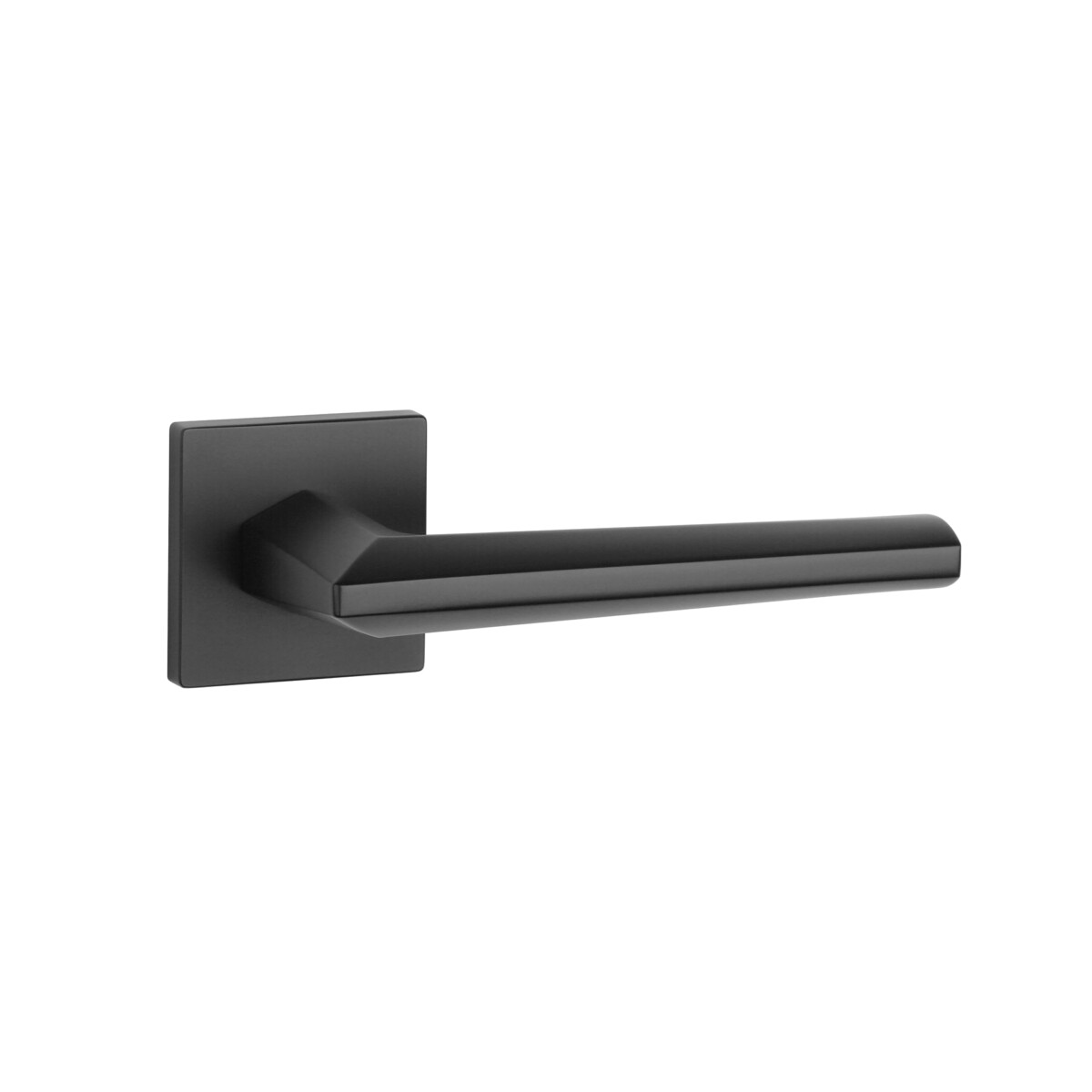 Klamka APRILE JASMINA ROZETA Q SLIM 7MM BK - czarny matowy