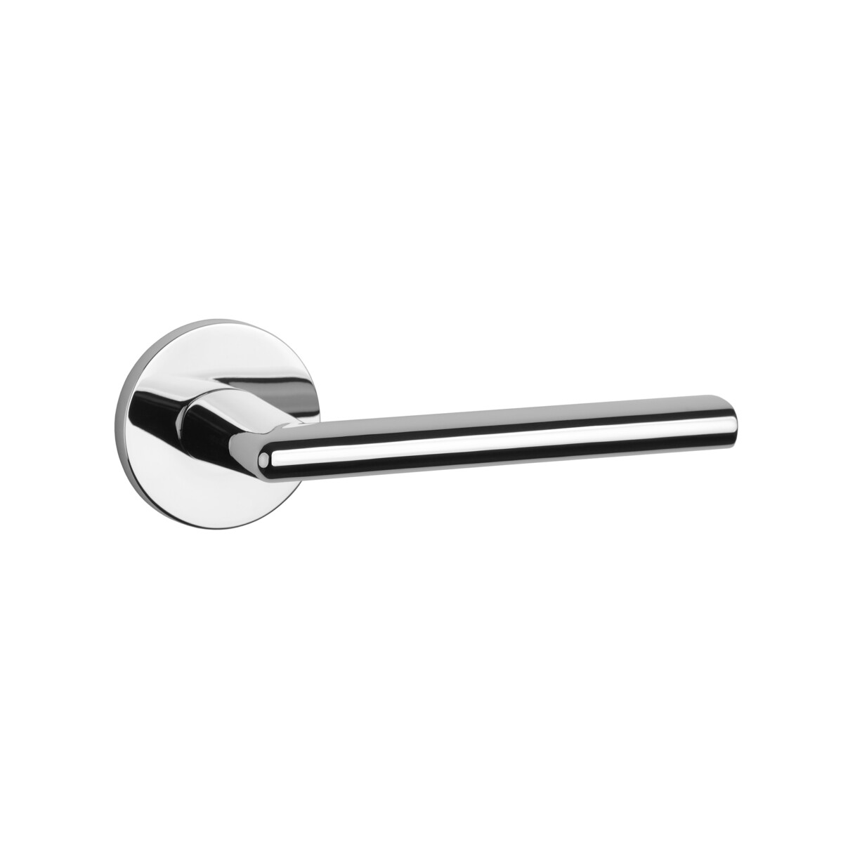 Klamka APRILE KALMIA ROZETA R SLIM 7MM CP - chrom polerowany