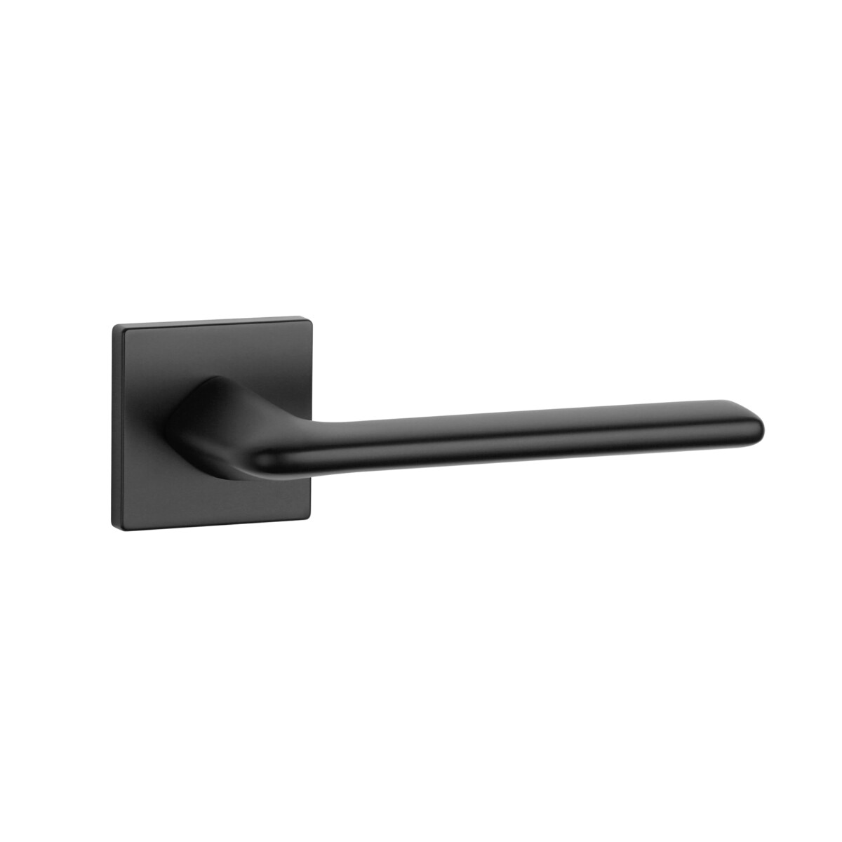 Klamka APRILE LILA ROZETA Q SLIM 7MM BK - czarny matowy