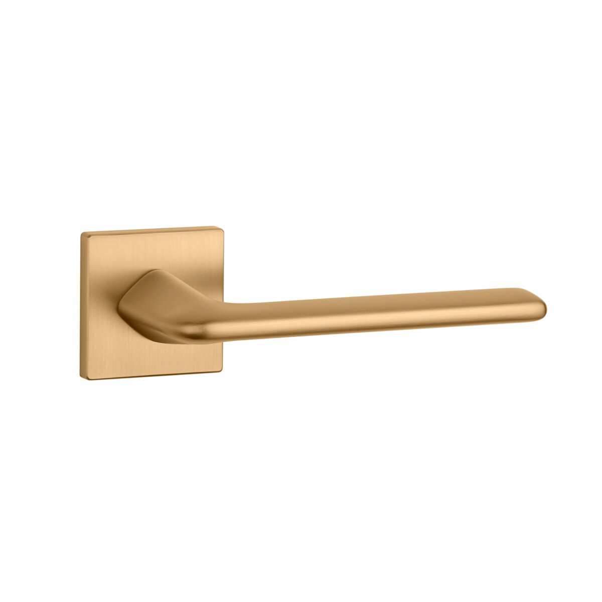 Klamka APRILE LILA ROZETA Q SLIM 7MM KG - złoty matowy