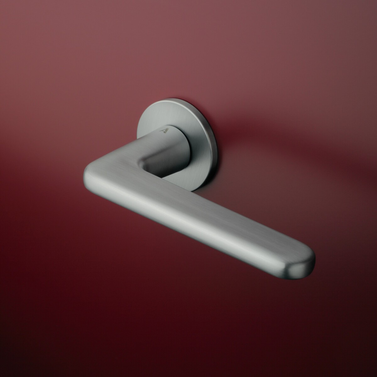Klamka APRILE LIRA ROZETA R SUPER SLIM 5MM SC - chrom satynowy