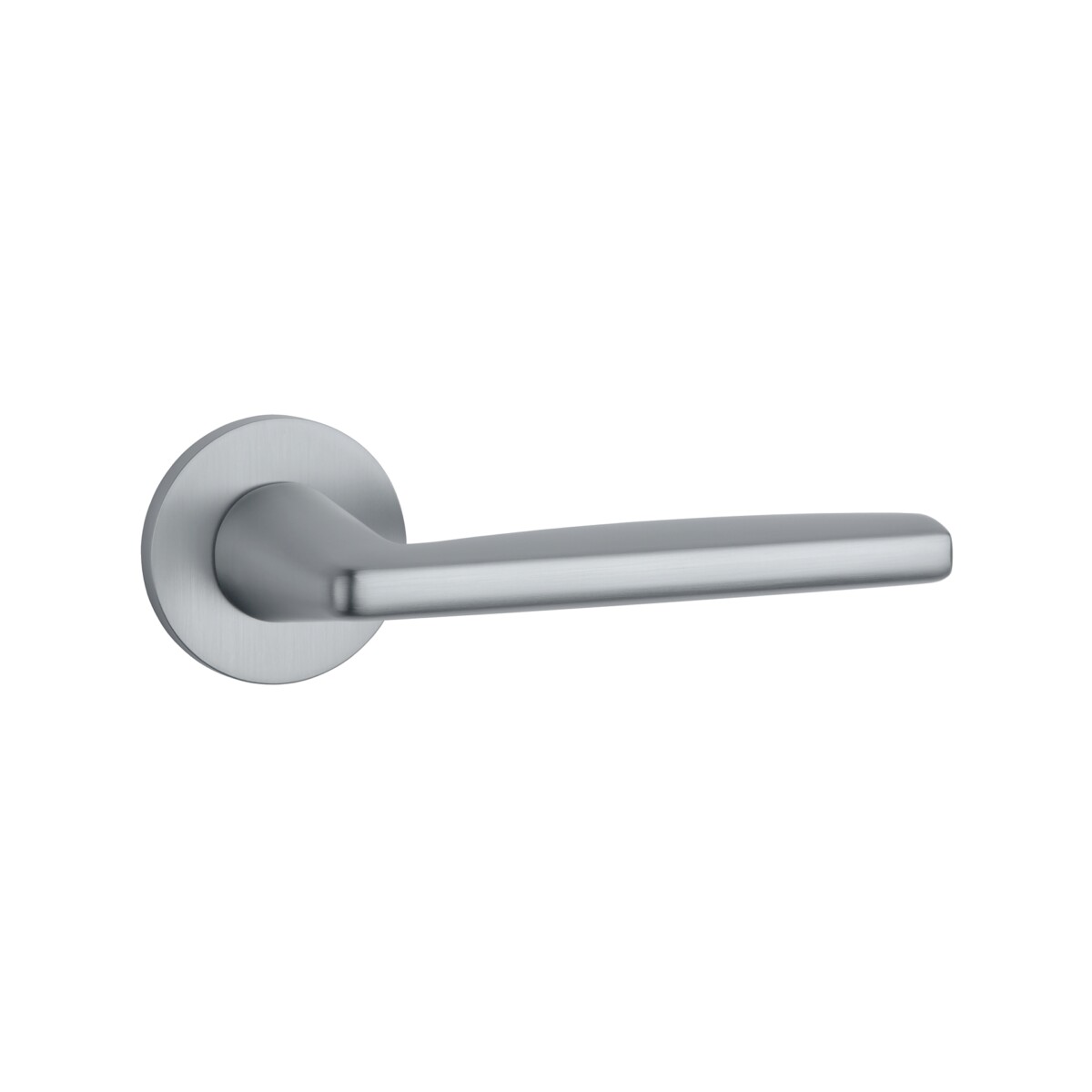 Klamka APRILE LUNA ROZETA R SLIM 7MM MSC - chrom satynowy