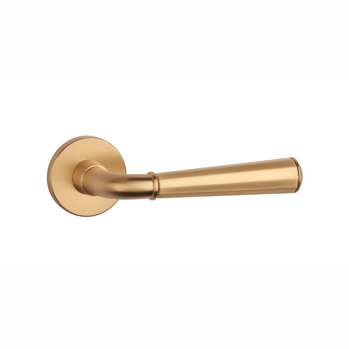 Klamka APRILE MARIGOLD ROZETA R SLIM 7MM KG - złoty matowy