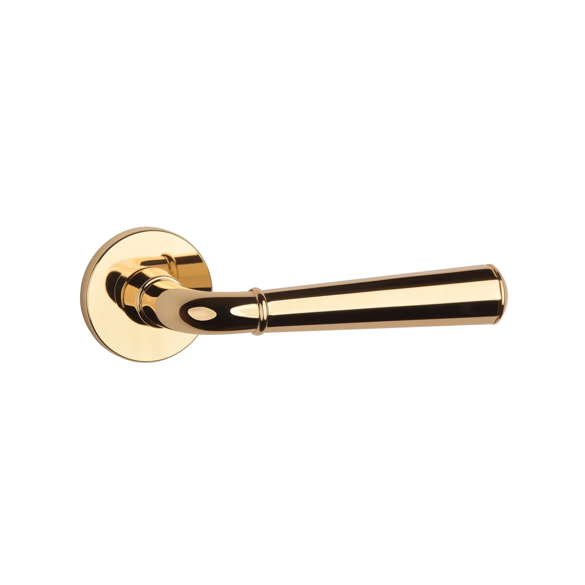 Klamka APRILE MARIGOLD ROZETA R SLIM 7MM LG - złoty polerowany