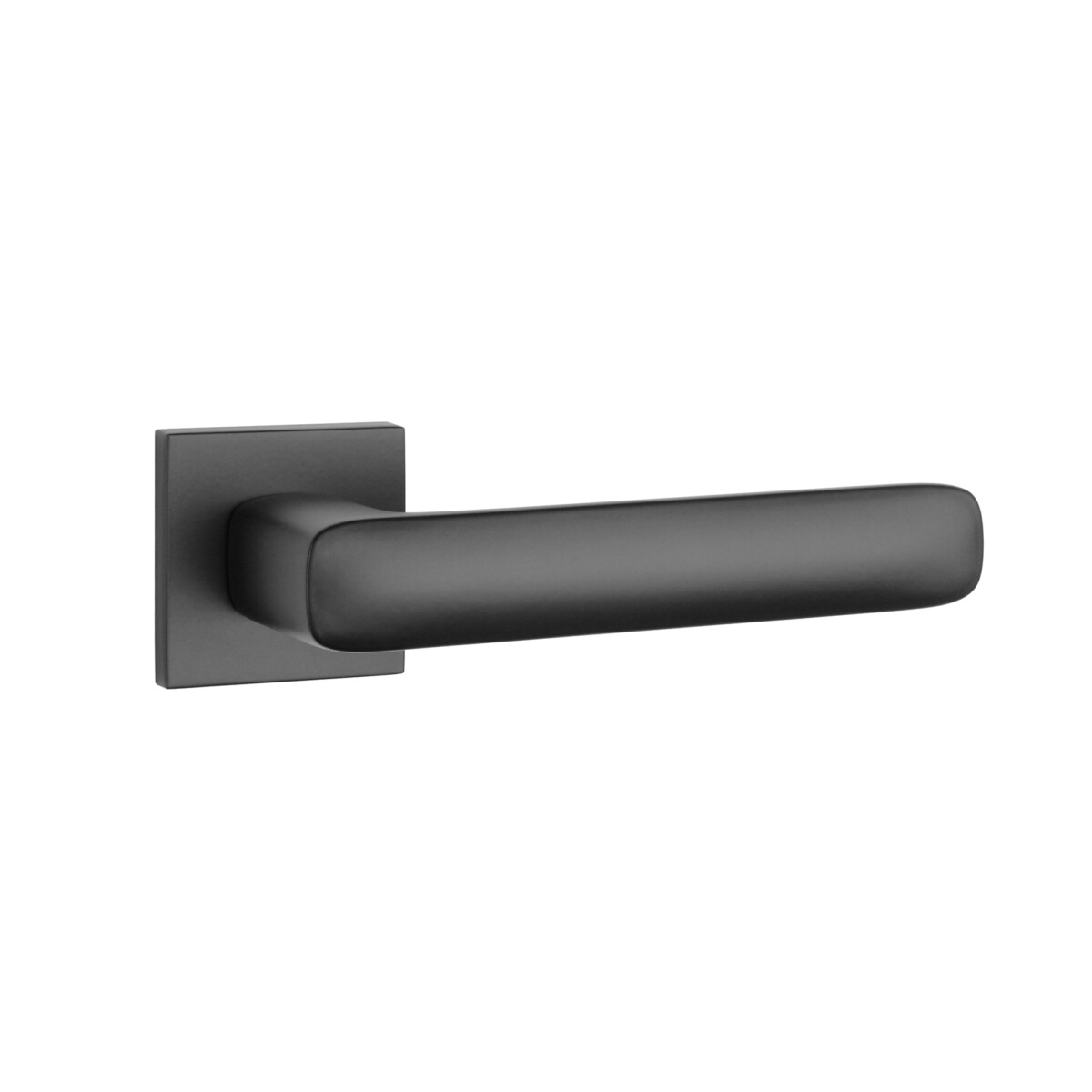 Klamka APRILE STELLA ROZETA Q SLIM 7MM BK - czarny matowy