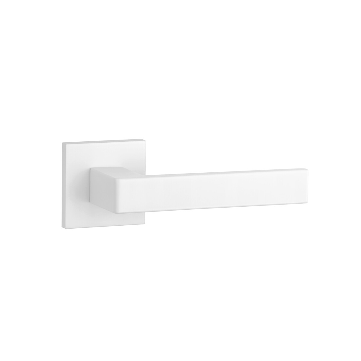 Klamka APRILE SULLA ROZETA Q SLIM 7MM WHITE - biały matowy
