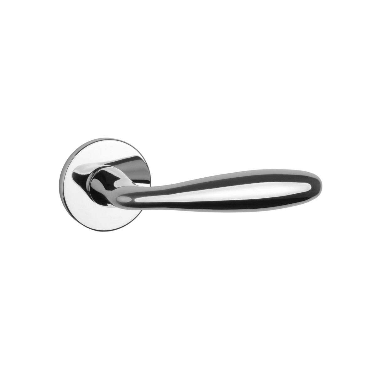 Klamka APRILE VERBENA ROZETA R SLIM 7MM CP - chrom polerowany