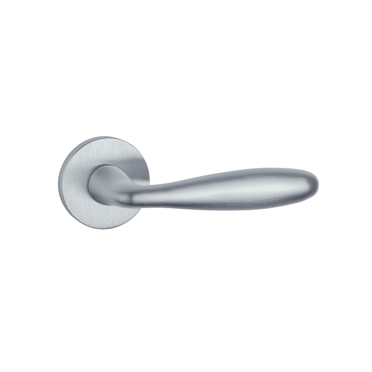 Klamka APRILE VERBENA ROZETA R SLIM 7MM MSC - chrom satynowy