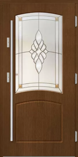 Drzwi zewnętrzne drewniane P170