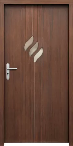 Drzwi zewnętrzne drewniane P63