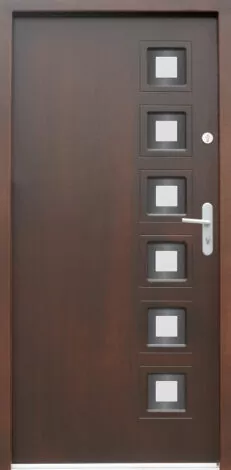 Drzwi zewnętrzne drewniane P7