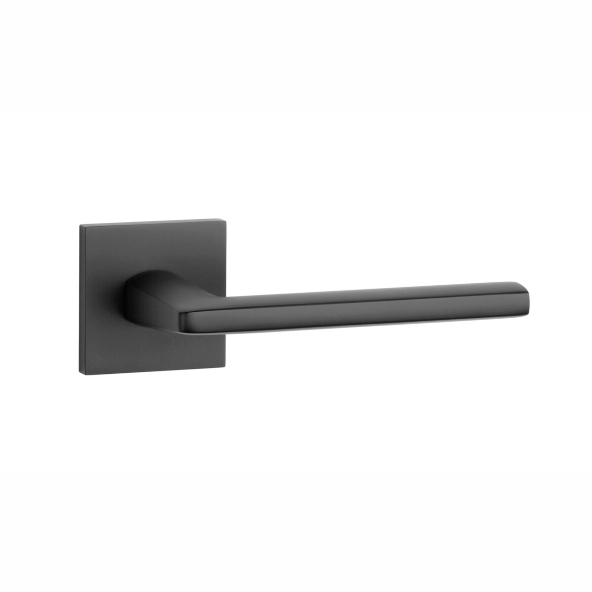 Klamka STILE EURA ROZETA Q SLIM 7MM BLACK - czarny matowy