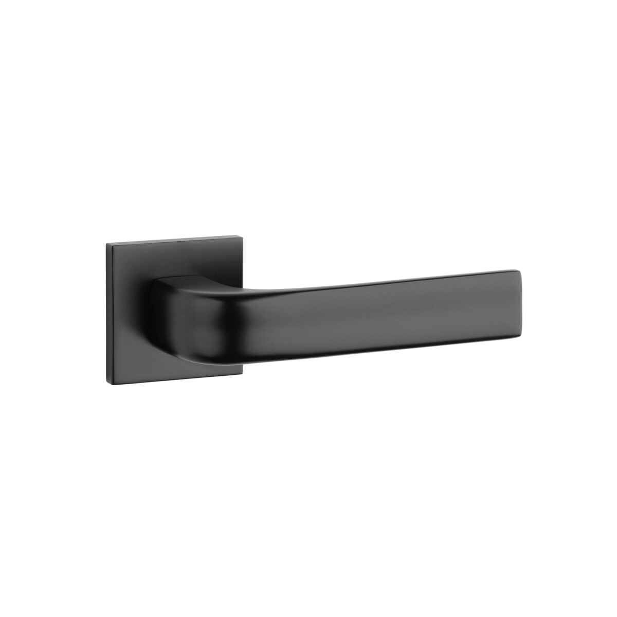 Klamka STILE JENA ROZETA Q SLIM 7MM BLACK - czarny matowy