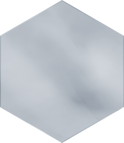Płytki Uniwersalny Hexagon Lustro